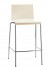 Design Barhocker, Farbe Elfenbein und Elfenbein, 67 cm Sitzhöhe