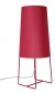 Design-Tischleuchte rot, moderne Tischlampe in neun  verschiedenen Farben