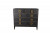 Kommode schwarz, Anrichte schwarz, Sideboard Gold schwarz, Breite 100 cm