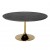 Esstisch Gold schwarz, Tisch schwarz, Tisch rund Gold, runder Tisch, Durchmesser 140 cm