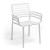 Gartenstuhl weiß, Gartenstuhl Kunststoff weiß, Stuhl mit Armlehne weiß, Gartenstuhl mit Armlehne weiß