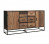 Sideboard Industriedesign, Sideboard Metall-Gestell, Schrank Industrie, Breite 180 cm