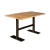 Bartisch Naturholzkante, Bartisch Metall-Gestell, Bartisch Breite 140 cm, Höhe 94 cm