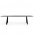 Tisch schwarz , Esstisch schwarz, Konferenztisch schwarz, Länge 200 cm