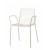 Gartenstuhl weiß Metall, Stuhl weiß Metall stapelbar, Metall Stuhl weiß, Gartenstuhl mit Armlehne