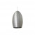 Moderne Hängeleuchte Lampenschirm aus Aluminium, Hängelampe Farbe silber, Durchmesser 30 cm
