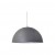 Moderne Hängeleuchte Lampenschirm aus Aluminium, Hängelampe Farbe grau, Durchmesser 45 cm