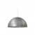 Moderne Hängeleuchte Lampenschirm aus Aluminium, Hängelampe Farbe silber, Durchmesser 35 cm
