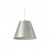 Moderne Hängeleuchte Lampenschirm aus Aluminium, Hängelampe Farbe silber, Durchmesser 80 cm