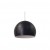 Moderne Hängeleuchte Lampenschirm aus Aluminium, Hängelampe Farbe schwarz, Durchmesser 40 cm
