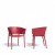 Gartenstuhl rot, Design-Stuhl rot