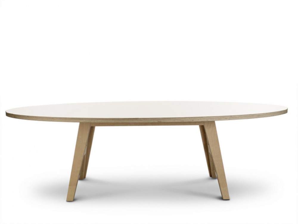 Ovaler Esstisch weiß, Tisch weiß oval, Esstisch in fünf Größen