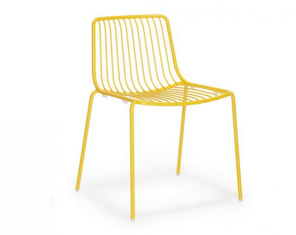 Stuhl gelb Metall stapelbar, Metall Stuhl gelb, Gartenstuhl gelb Metall,  Höhe 77 cm | Stühle