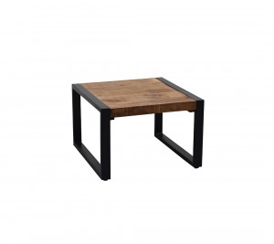 Beistelltisch Industriedesign,  Tisch  Metall Holz, Breite 60 cm