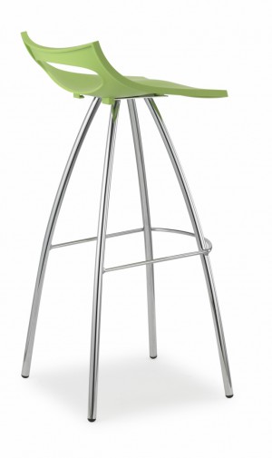 Design Barhocker, Farbe grün, Sitzhöhe 65 cm