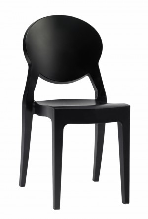 Design Stuhl schwarz,  Stuhl Kunststoff schwarz