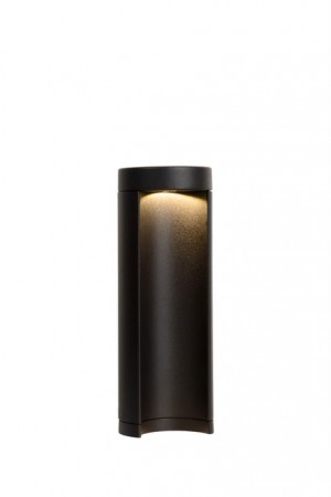 LED Außenstandleuchte schwarz, Standleuchte außen schwarz, Höhe 25 cm