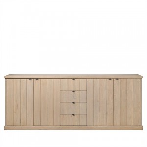 Sideboard / Anrichte aus Eichenholz massiv mit vier Schubladen und vier Türen