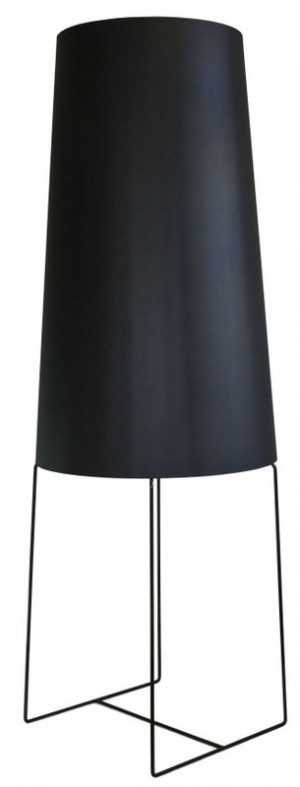 XXL Design-Stehleuchte, moderne Stehlampe in fünf  verschiedenen Farben, schwarz