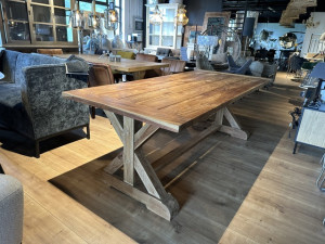Esstisch Teak, Gartentisch Massivholz, Tisch Holz, Breite 240 cm