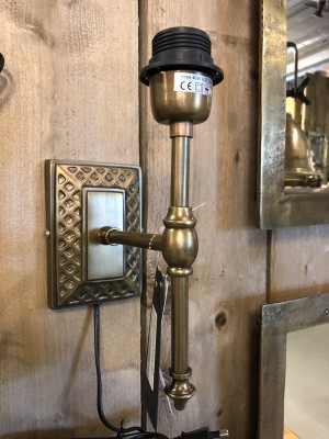 Wandleuchte Bronze, Wandlampe für Lampenschirme