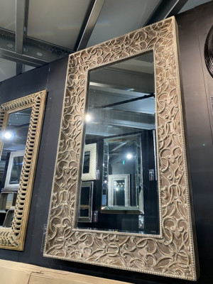 Wandspiegel braun, Spiegel braun, Höhe 226 cm