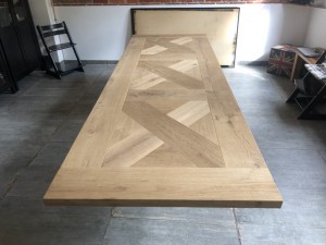 Tischplatte Eiche massiv, Tischplatte rechteckig Eiche, Länge 300 cm