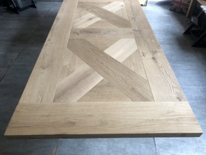 Tischplatte Eiche massiv, Tischplatte rechteckig Eiche, Länge 200 cm