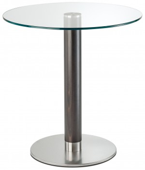 Designer Tisch aus Glas und Metall