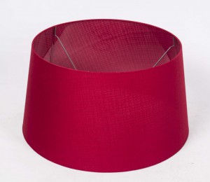 Lampenschirm, Rot, rund Ø 60 cm