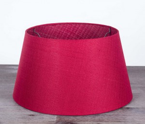 Lampenschirm, Rot, Form rund Ø 40 cm