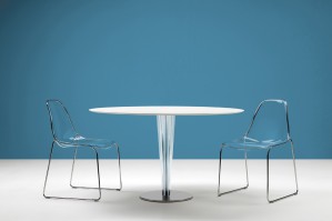 Design Tisch rund, Arbeitstisch modern