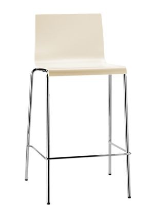 Design Barhocker, Farbe Elfenbein und Elfenbein, 67 cm Sitzhöhe