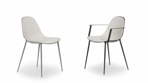 Stuhl weiß, Designstuhl aus Aluminium, Gartenstuhl In- und Outdoor geeignet