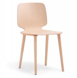 Stuhl Holz-Natur, Design-Stuhl Naturholz