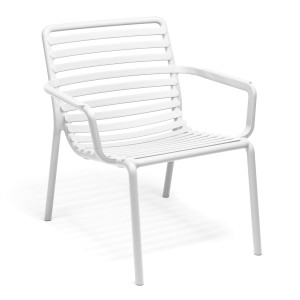 Gartensessel weiß, Sessel Kunststoff weiß, Sessel mit Armlehne weiß, Gartensessel mit Armlehne weiß