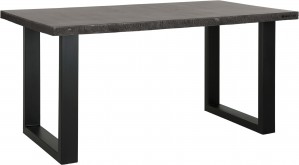 Esstisch anthrazit Betonoptik, Tisch Industriedeisgn Metall, Breite 210 cm