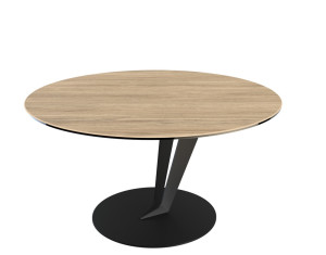 Couchtisch Eiche rund Keramik-Tischplatte, runder Couchtisch Keramik Tischplatte,  Tisch Farbe Eiche Tischplatte rund,  Durchmesser 75 cm
