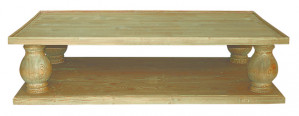Couchtisch Holz Landhausstil, Salontisch Holz, Breite 160 cm