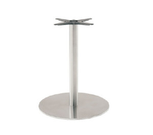 Tischfuß Silber Metall, Tischgestell Metall Silber, Durchmesser 60 cm
