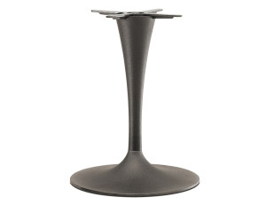 Tischfuß schwarz Metall, Tischgestell Metall schwarz, Durchmesser 56 cm