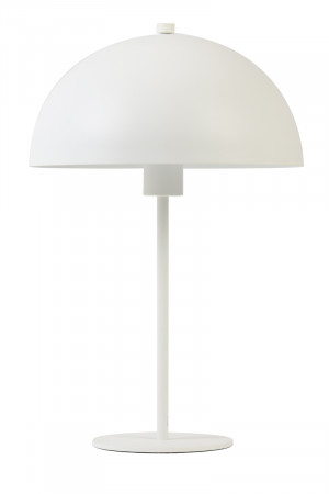 Tischlampe weiß, Tischleuchte weiß, weiße Tischlampe Metall, Höhe 45 cm