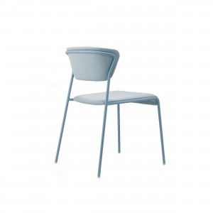 Design Stuhl blau, Stuhl blau stapelbar, Konferenzstuhl blau,  Besucherstuhl blau