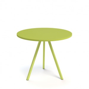 Tisch rund grün , Schultisch grün rund, Tisch grün rund, Durchmesser 100 cm