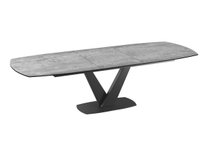 Esstisch grau Keramik-Tischplatte, Esstisch ausziehbar, Tisch Keramik Tischplatte grau,  Tisch ausziehbar grau,  Breite 200-260 cm