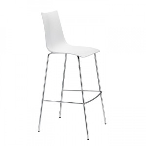 Barstuhl weiß, Design Barstuhl weiß, Sitzhöhe 65 cm