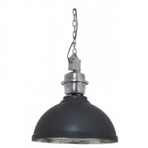 Pendelleuchte anthrazit Industrie-Lampe, Hängelampe Industrie, Durchmesser 52 cm