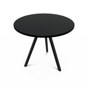 Tisch rund schwarz , Essitsch schwarz rund, runder Tisch schwarz, Durchmesser 70-100 cm