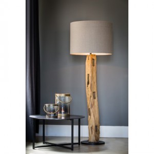 Stehlampe Holz Lampenschirm, Stehleuchte Holz Lampenschirm, Durchmesser 35-60 cm